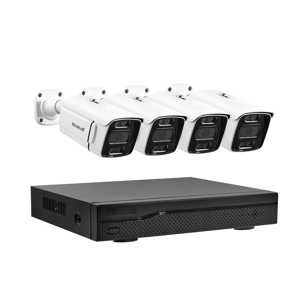 JideTech POE 5MP 4CH Security Cameras Kit (NK2-4H-5MP)