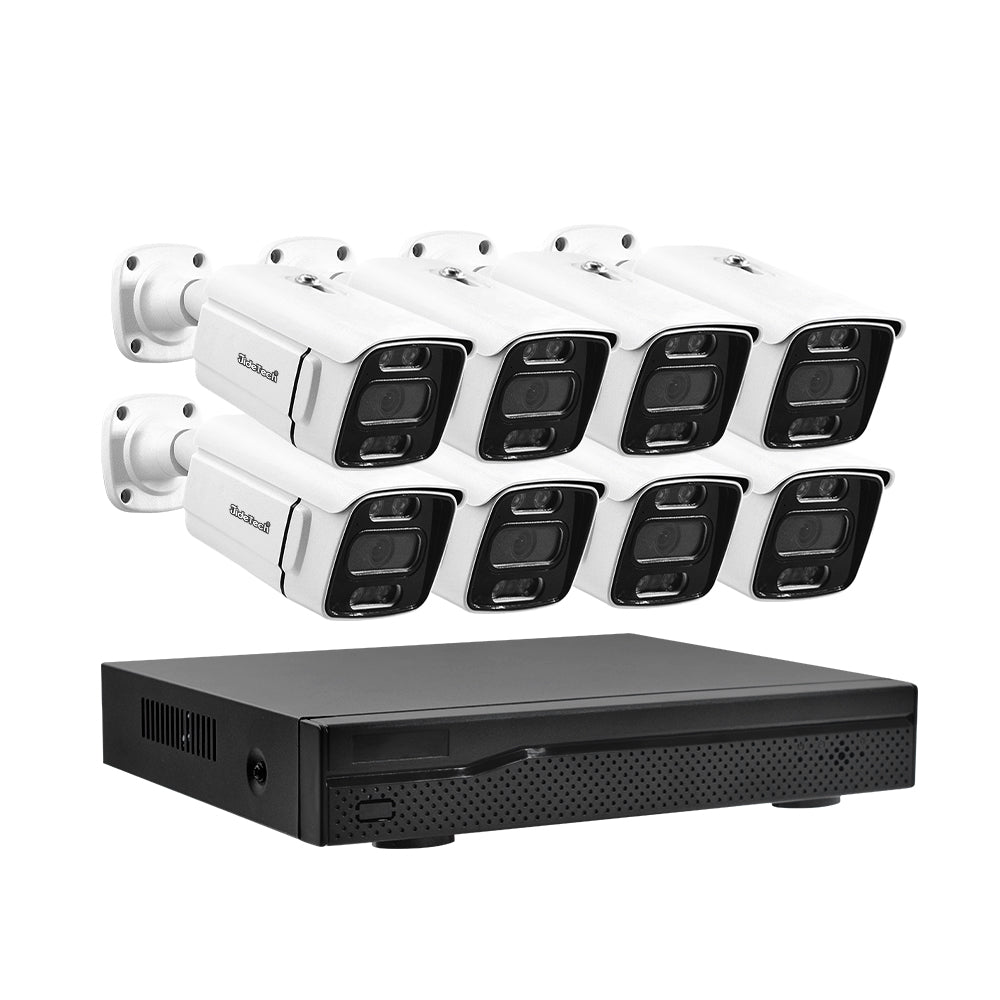 JideTech POE 5MP 8CH Surveillance Camera Set with NVR(NK2-8H-5MP)