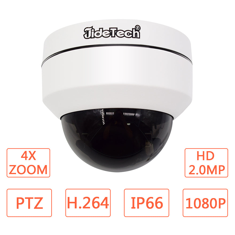 JideTech POE 2MP 16CH NVR CCTV Security Camera Kits (P1-4X-2MP Kits)
