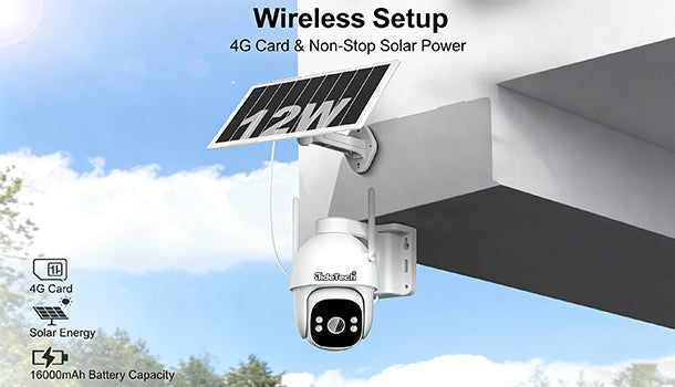 AoV 4G PTZ Solar Security Camera: The Future of Uninterrupted Surveillance in No-Power, No-WiFi Environments