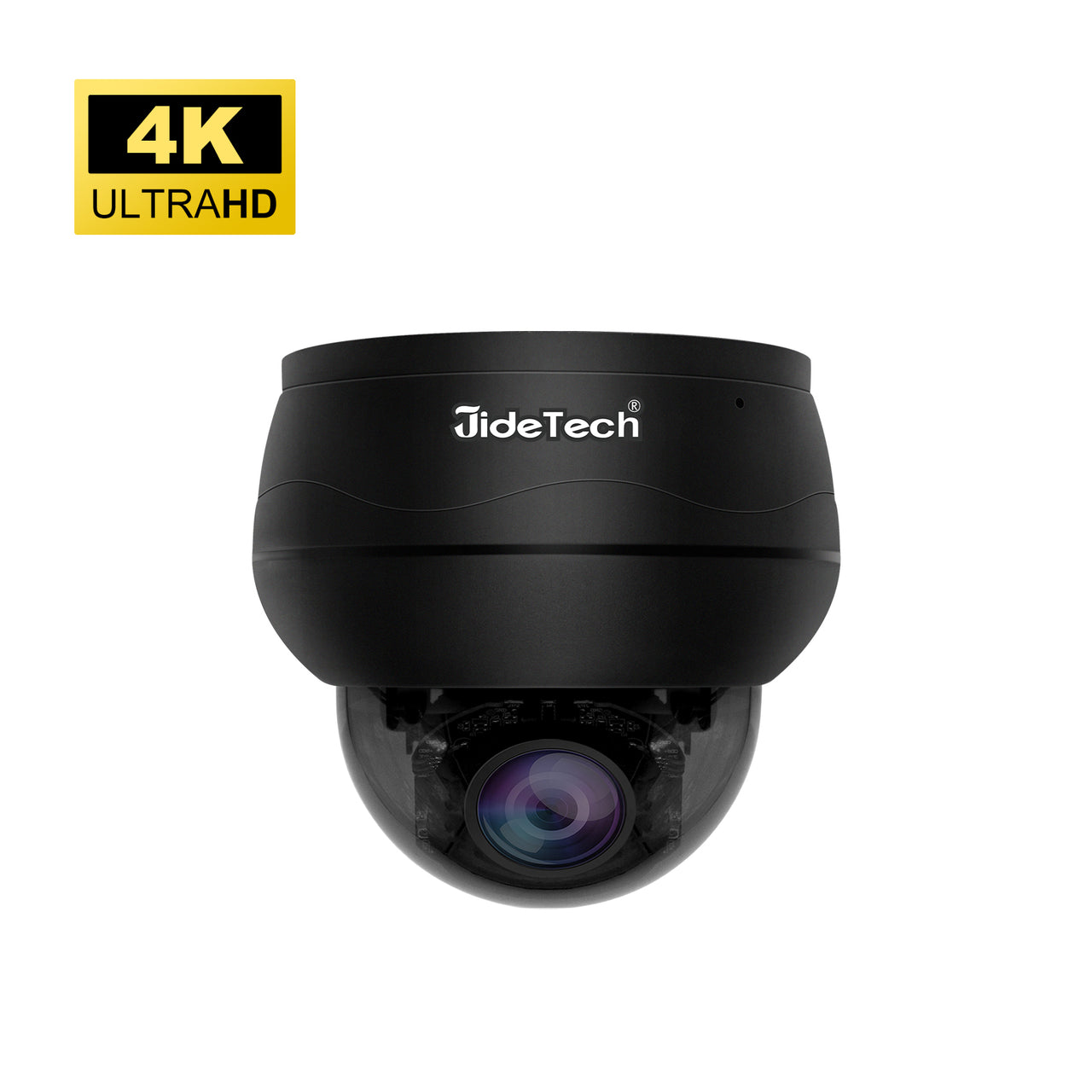 JideTech POE 4K IP Camera Dome Security Camera Waterproof IP66  (P1 Plus-5X-8MPB)