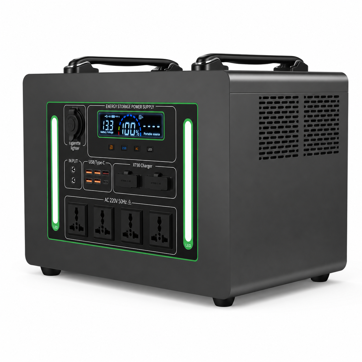 2500W Portable Power Station – 2304Wh LiFePO4 Solar Generator