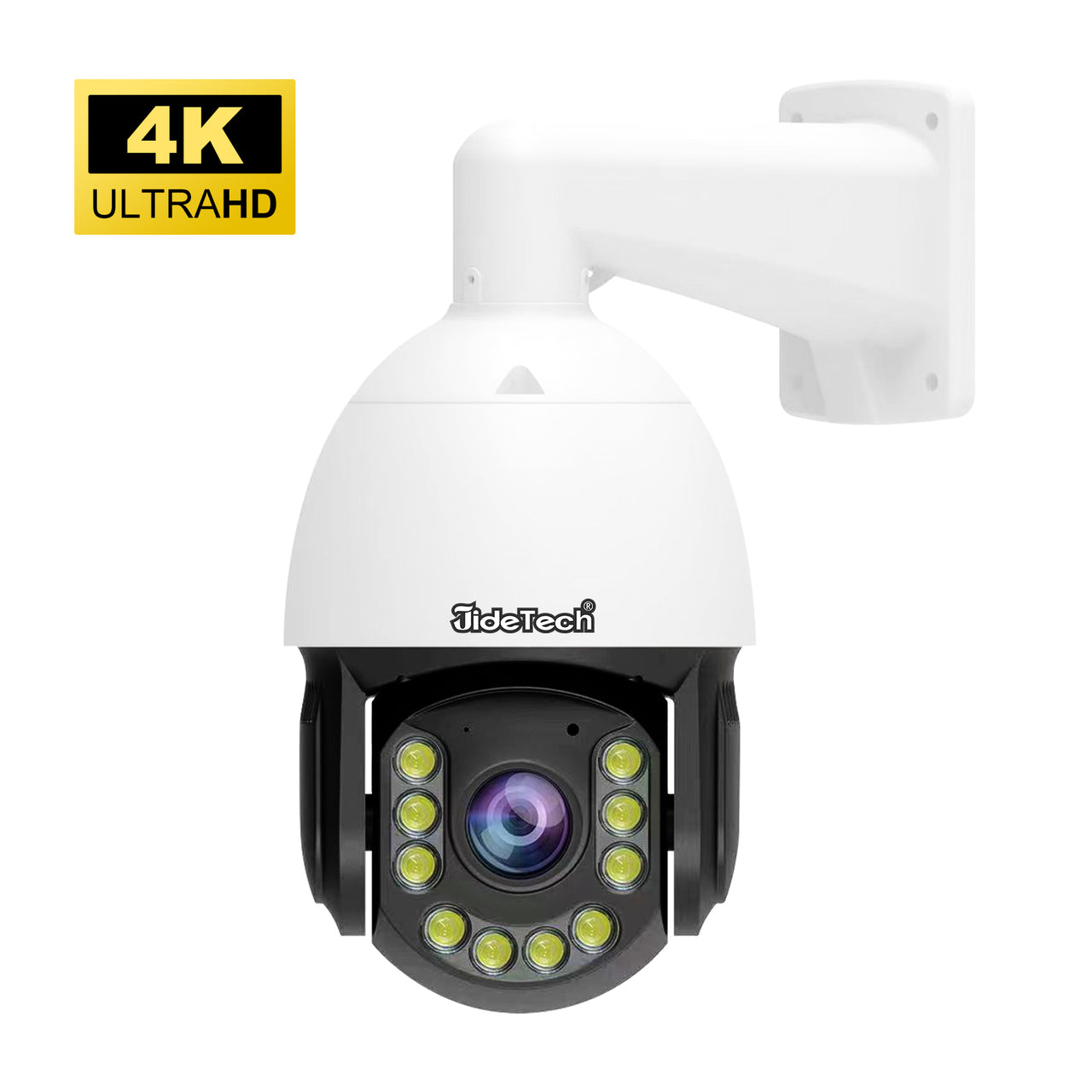 JideTech POE 4K Outdoor Security IP Camera  (P22-30X-8MP)