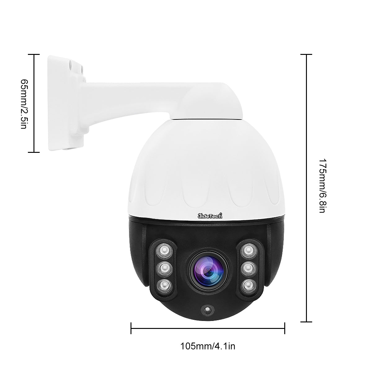 JideTech POE 5MP 2.5inch 5X Zoom with SD Card Slot Camera (P3-5X-5MP)