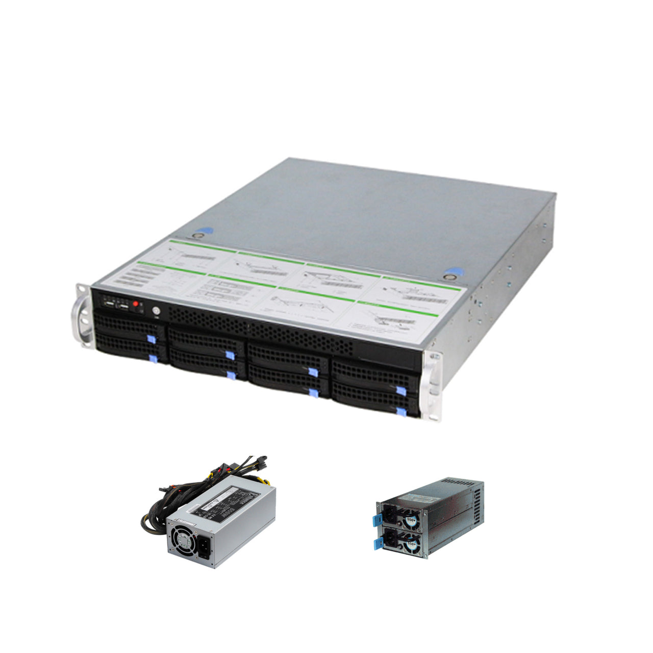 JideTech Centralized Storage Management Device Support 128pcs Cameras Input, X86 Super NVR (NVSS8708-128)