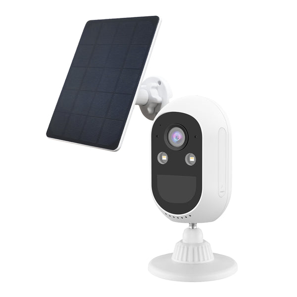 JideTech 4MP Solar Powered Indoor Camera with 4800mAh Rechaegeable(BA13-A)