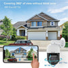 JideTech 8MP 30X PoE PTZ Camera with Wiper, Temperature and Humidity Display