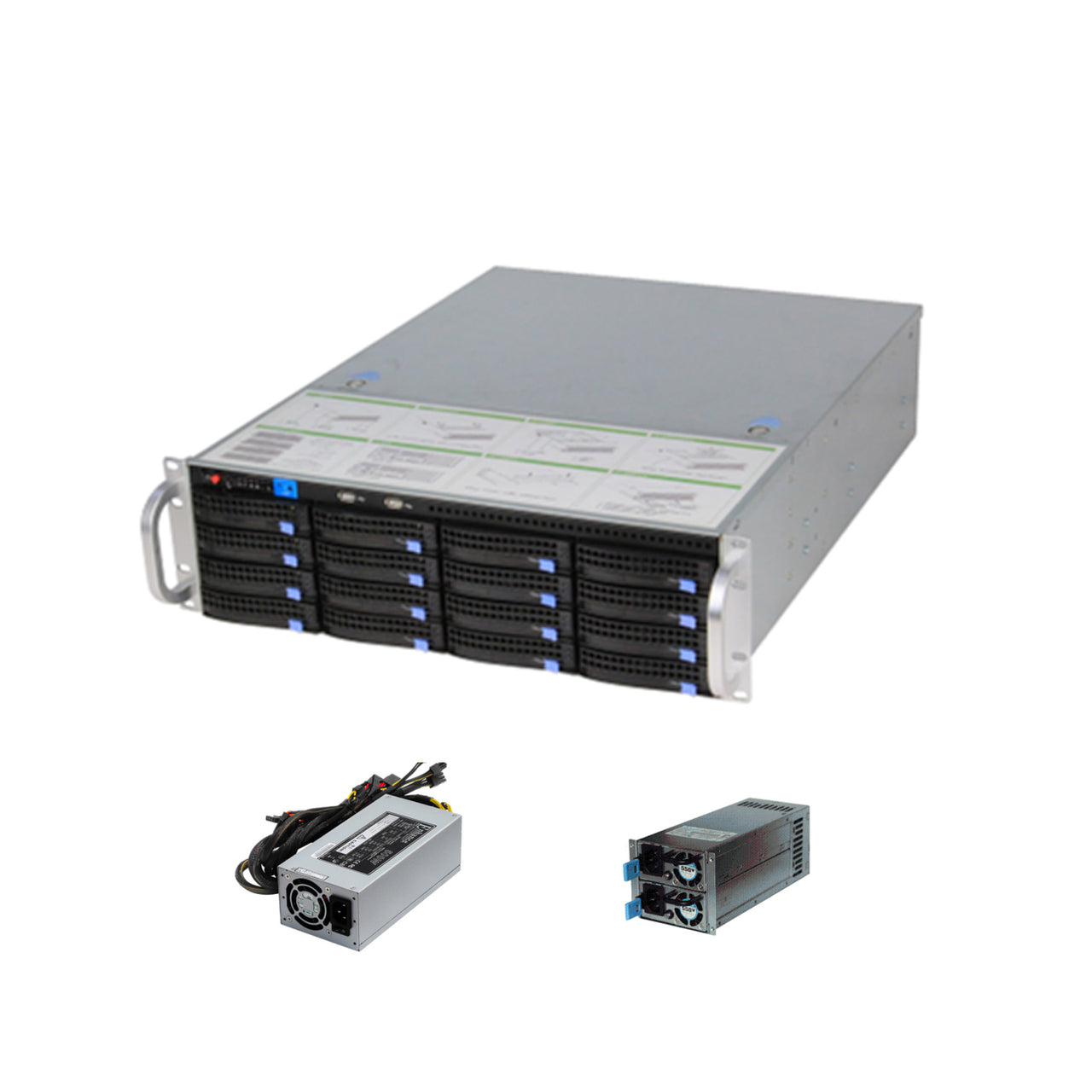 JideTech X86 Super NVR, Centralized Storage Management Device Support 128pcs Cameras Input(NVSS8716-128)