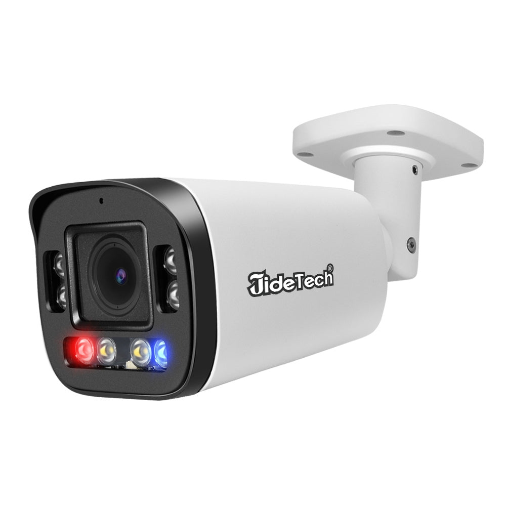 JideTech H.265 5X 8MP IP Dual Light Red and blue alarm Camera (BC11V-8MP-BR)
