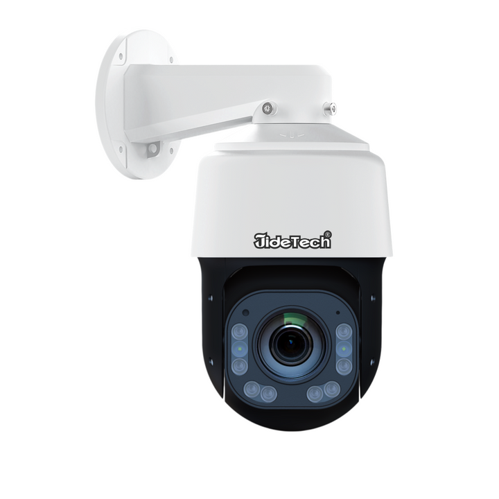 كاميرا JideTech PTZ 8MP PoE بتكبير 30X مع ممسحة (P7-30X-8MP30) 