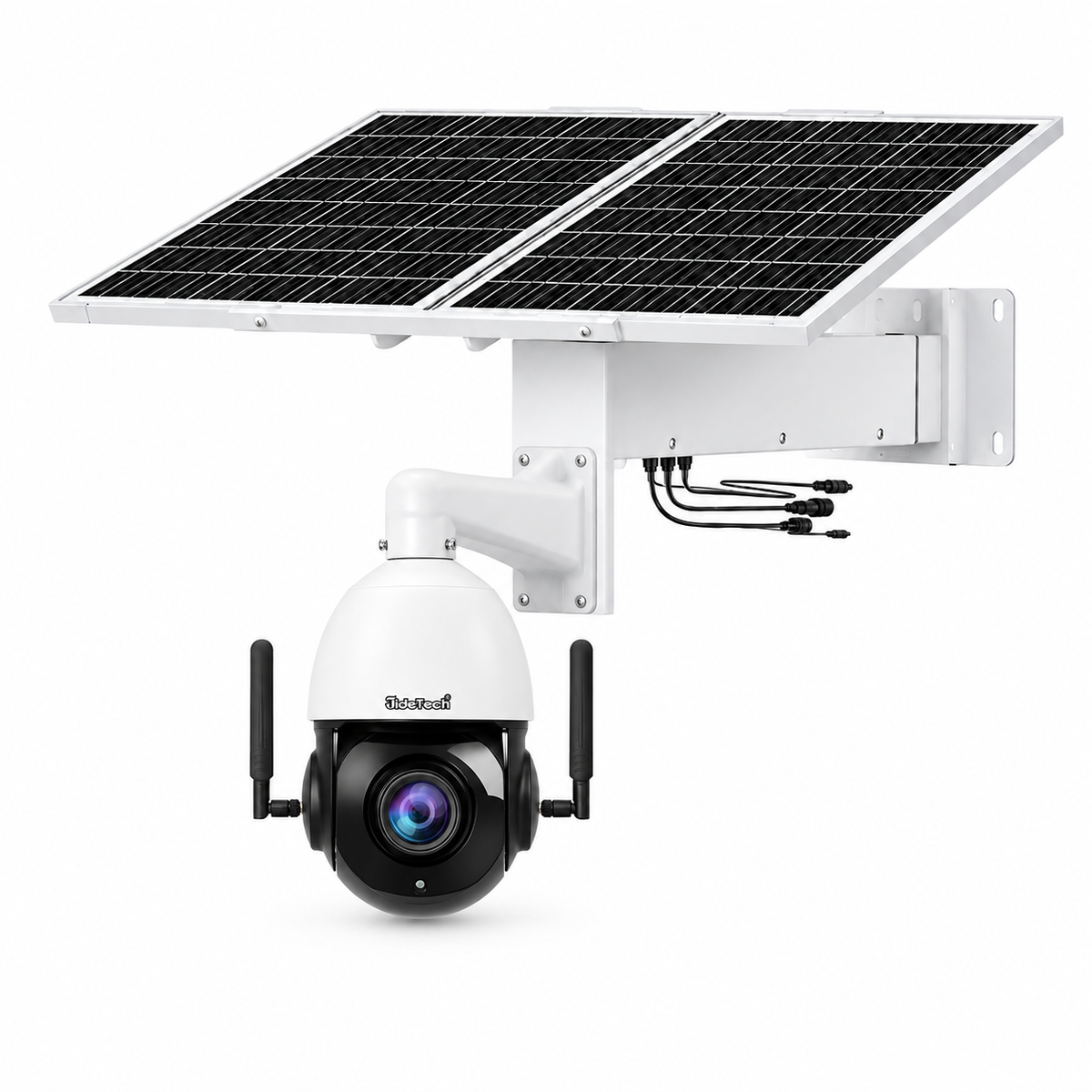 JideTech 5MP/8MP 20X 4G LTE Solar PTZ Security Camera with OpenVPN, RTSP, RTMP, ONVIF
