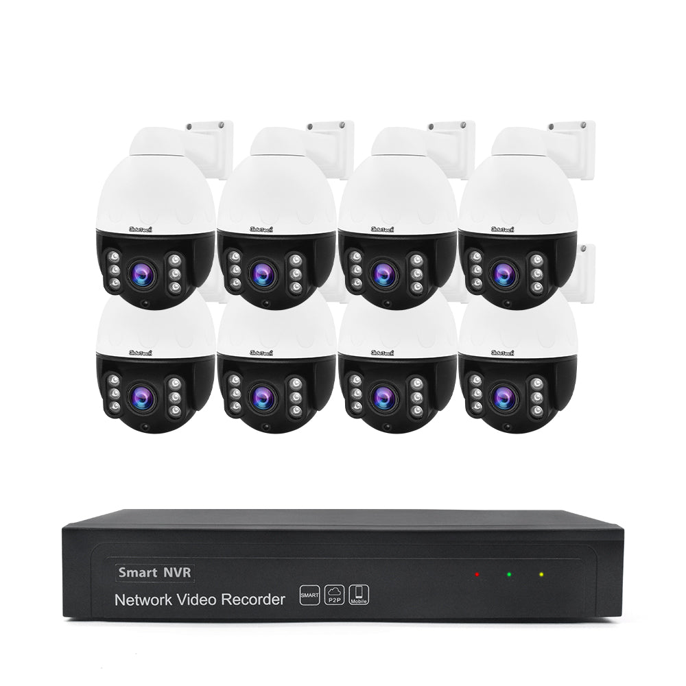 JideTech POE 5MP 8CH Home Surveillance Camera Kit (P3-8H)