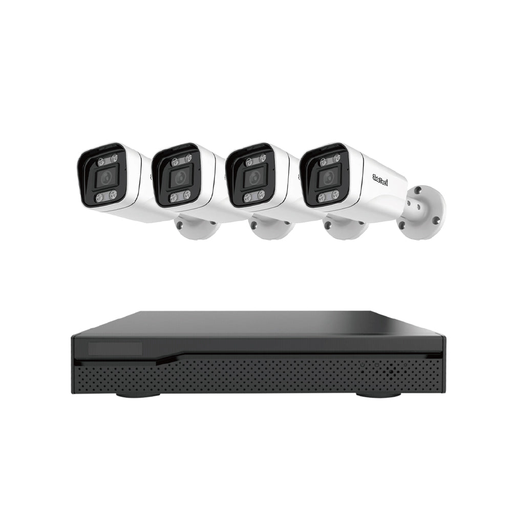 JideTech POE 4K 4CH HD Security Camera System Home (NK3-4H-8MP)