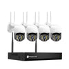 (NK9-4H-3MPW) JideTech PTZ Wifi IP Camera CCTV Kits 3MP 4CH Wireless Security System