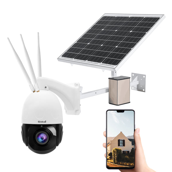 JideTech 4G 5MP 20X SIM Card Solar IP Camera（P2-5MP20X-4G）