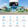 JideTech 4K/8MP 200X Zoom PoE Outdoor PTZ Camera with Human Detection & Auto Tracking