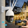 JideTech 5MP Video Surveillance Camera Support 4G Sim Card (P10-20X-5MP4G)