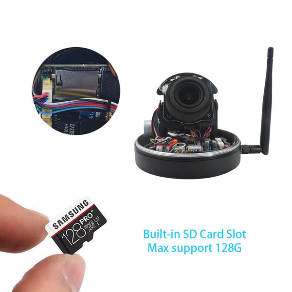 JideTech 5MP 4X Zoom Wi-Fi H.265 with SD Card Slot Camera (P1-4X-5MPWB)