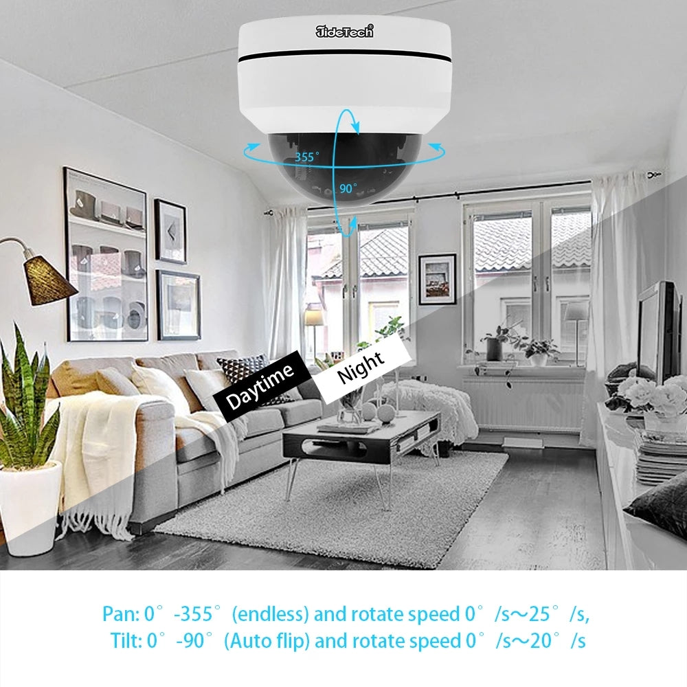 5MP 4X Zoom Dome POE IP Security Camera System Kit (P1-4H)