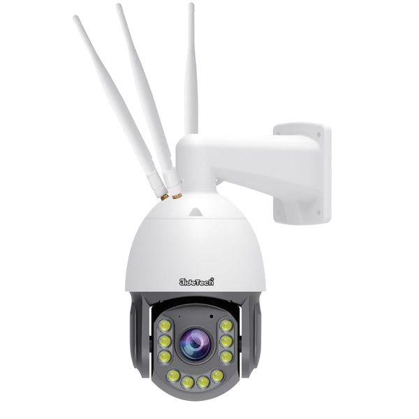 JideTech 4G PTZ Camera Outdoor Security Camera with Two-way Audio (P4-20X-5MP4G)