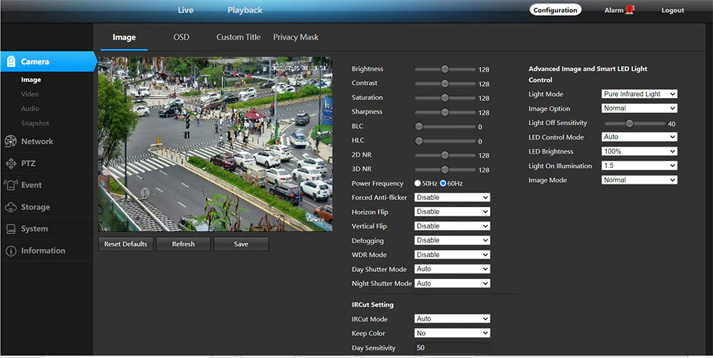 JideTech 4K/8MP 200X Zoom PoE Outdoor PTZ Camera with Human Detection & Auto Tracking