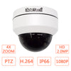 (P1-4X-2MP Kits) 16CH 1080P 4X PTZ POE Camera H.265 NVR CCTV Kits Dome Security Camera Kit